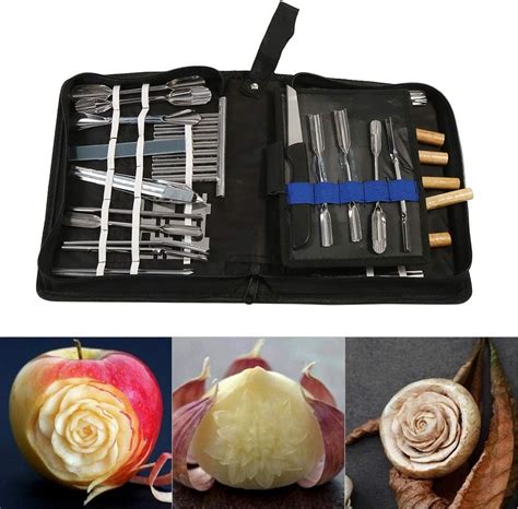 Agile Shop Culinary Carving Tool Set 46pc Portable Culinary