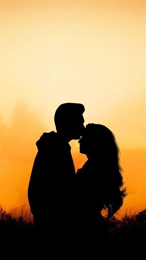 1440x2560 Couple Silhouettes Hugs Love Love Couple Silhouette