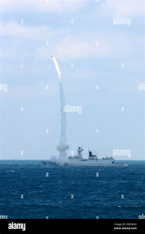 Aboard Destroyer Jinan Joint Sea 2022 26th Dec 2022 Chinese Naval