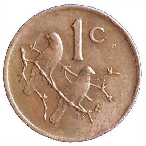 1 cent coin South Africa (large type) - Exchange yours for cash today