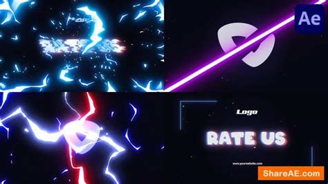 Videohive Energy Glitch Logo For After Effects Free After Effects