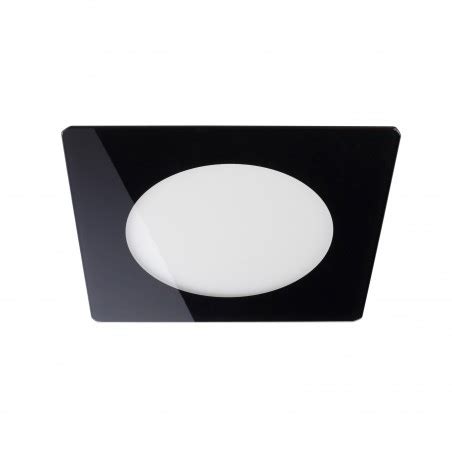 Spot Encastr Led Novo Lux W Carre Noir Downlight Led Carr Extra Plat