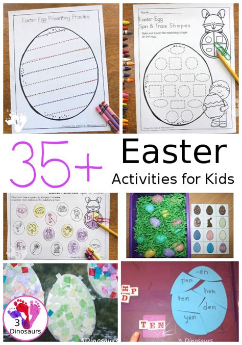 Easter Activities For Kindergarten Free