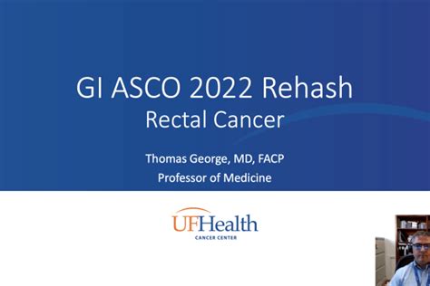 UF Health Cancer Center At ASCO GI 2022 Cancer Center UF Health