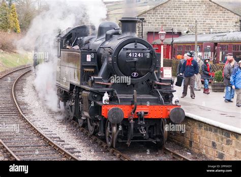 A Steam Gala On The Keighley Worth Valley Railway Vwvr Stock Photo