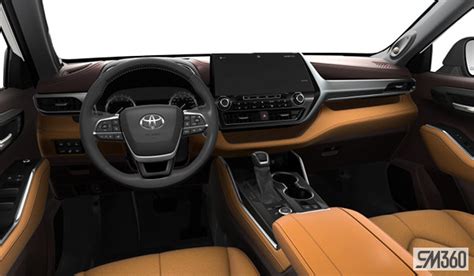 2022 Toyota Highlander Platinum Glazed Caramel Interior