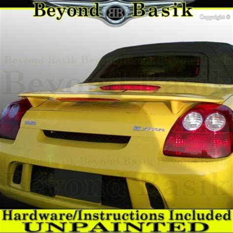 For 2000 2006 Toyota Mr2 Spyder Factory Style Spoiler Wing Wled