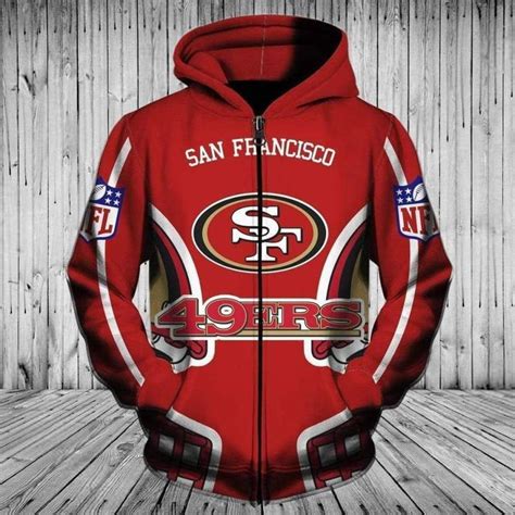 San Francisco 49ers Hoodie 3d Style807 All Over Printed