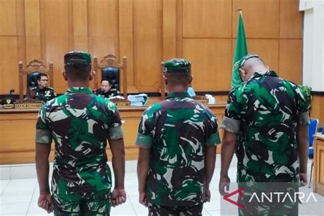 Tiga Oknum Tni Pembunuh Imam Masykur Divonis Hukuman Seumur Hidup