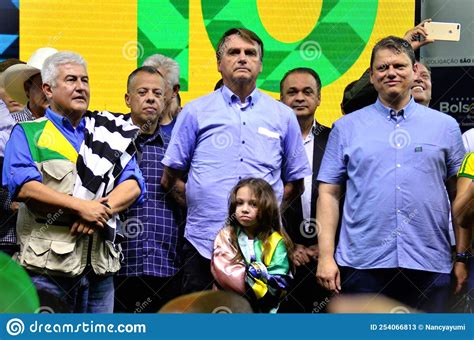 Astronaut Marcos Pontes President Bolsonaro and TarcÃsio De Freitas