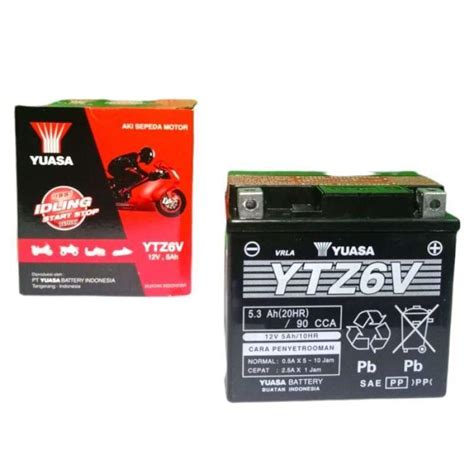 Jual Aki Motor Honda Beat Pop Iss Vario Pcx Ytz V Yuasa Mf