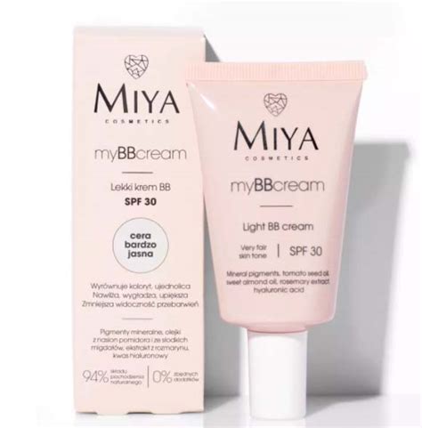 Miya MyBBcream Lekki Krem BB Z Filtrem SPF 30 Cera Bardzo Jasna 40ml