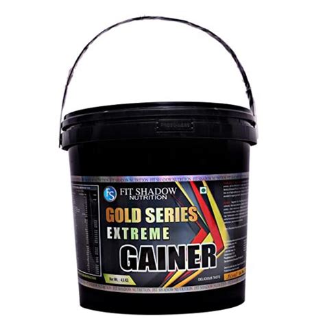 Fit Shadow Extreme Weight Gainer Mass Gainer Protein Powder Chocolate 4 5 Kg 10 Lbs Sugar