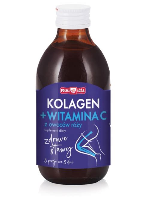 Kolagen Witamina C Zdrowe stawy Suplement 250ml Polska Róża