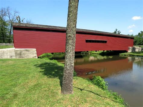 Gilpins Falls 1860 Covered Bridge In Cecil County Maryland