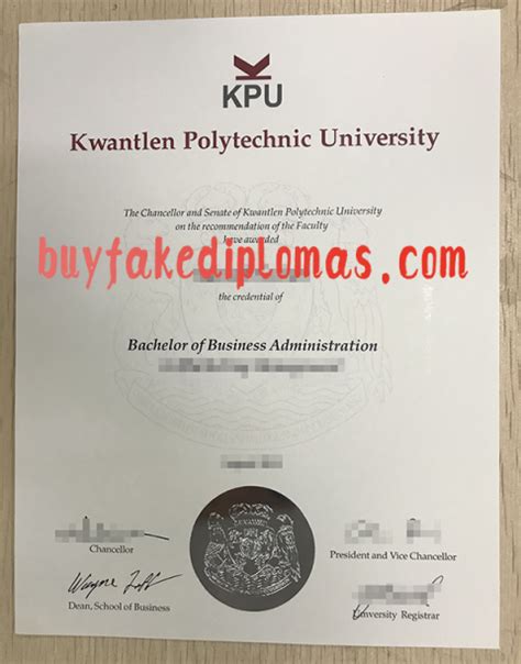 Shopping Fake Kwantlen Polytechnic University Degree Buy Fake