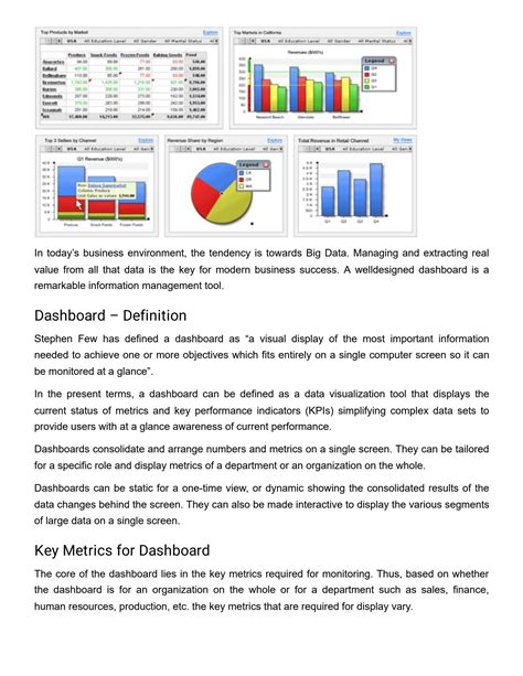 SOLUTION Excel Dashboards Quick Guide Studypool