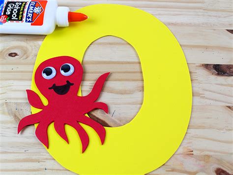 O is for Octopus Letter O Craft - Our Kid Things