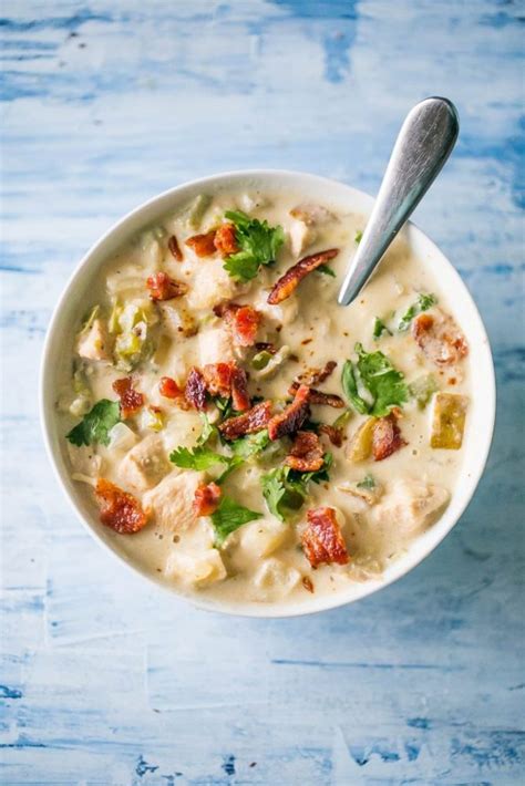 Creamy Bacon Chicken And Potato Chowder Recipe Sweet Cs Designs