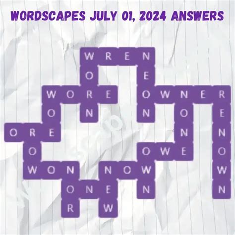 Wordscapes Daily Puzzle Answers For July 18 2024