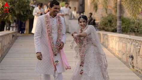 Indian Pacer Navdeep Saini Marries His Girlfriend Swati Asthana See Photos Navdeep Saini