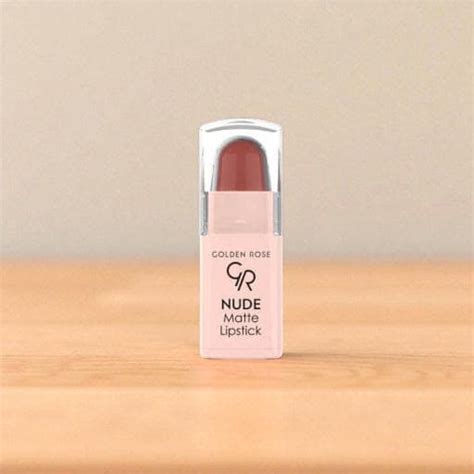 رژ لب جامد و مات مینی گلدن رز Golden Rose سری Nude Look پاکسنتر