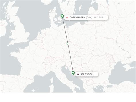 Direct Non Stop Flights From Split To Copenhagen Schedules