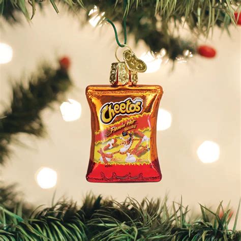 Mini Flamin Hot Cheetos Ornament Old World Christmas Outer Layer