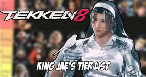 New tier list for Tekken 8 created by King Jae