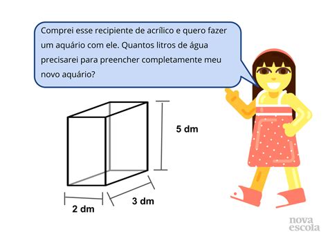 Entra volume sai capacidade Planos de Aula 5º Ano