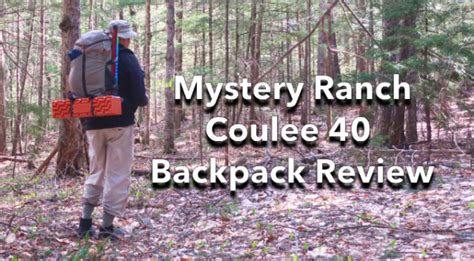 The Mystery Ranch Coulee Backpack A Versatile Gear Hauler