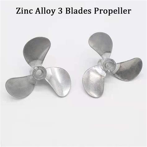 Zinc Alloy 3 Blades Propeller High Hardness 32 36 40 44 48mm Diameter