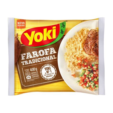 Farofa Pronta Temperada Yoki G