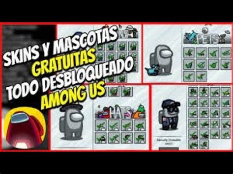 Como tener todas las eskins y mascotas gratis en among us fácil y