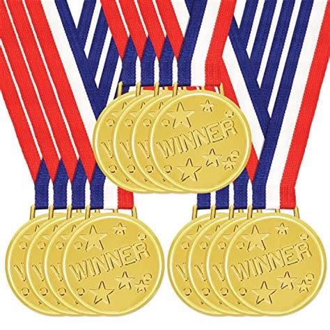 SONHPU 12 Pieces Metals Winner Gold Award Medals 2 Inches Olympic