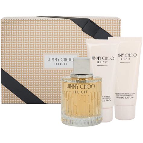 Buy Jimmy Choo Illicit Eau De Parfum 100ml Spray 3 Piece Set Online At