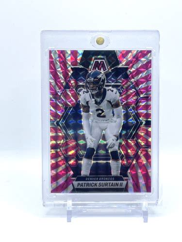 Panini Mosaic Pink Swirl Patrick Surtain Ii Denver Broncos