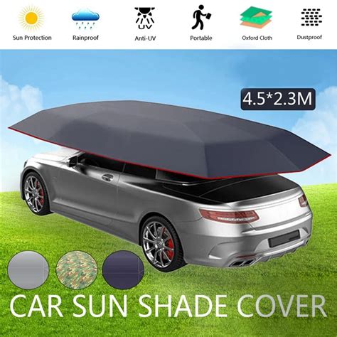 4 5x2 3m New Outdoor Car Vehicle Tent Car Umbrella Sun Shade Cover