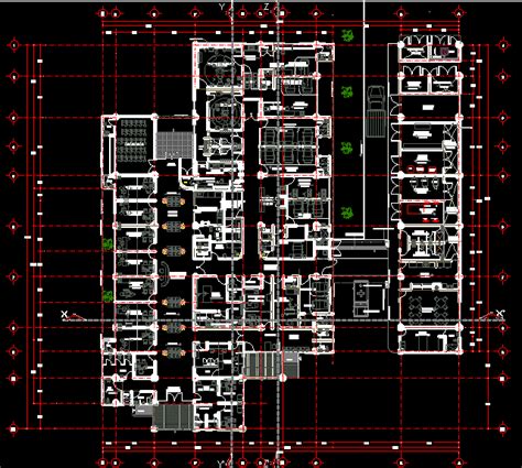 Basic Hospital Beds Dwg Block For Autocad Designs Cad