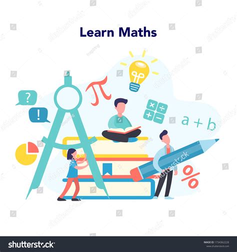 Math School Subject Concept Learning Mathematics Stock Vector (Royalty ...