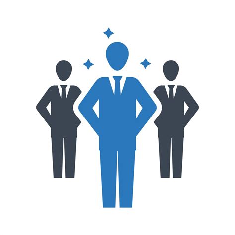 Business Expert Team Icon Business Executive Team Leadership