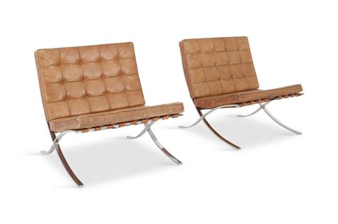 Ludwig Mies Van Der Rohe Barcelona Lounge Chairs By Ludwig Mies Van