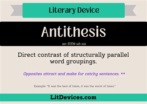 The Power of Antithesis: How to Use the Literary Device to Enhance Your ...