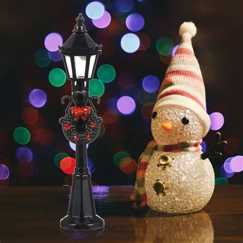 Toyvian 5 Piezas Modelo De Luz De Calle En Miniatura Lámparas De Poste