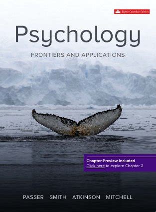 Passer Psychology Frontiers And Applications 8th Canadian Edition