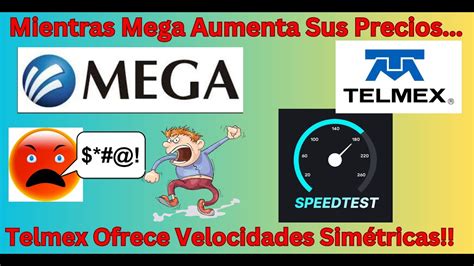 Mientras Mega Aumenta Sus Precios Telmex Ofrece Velocidades