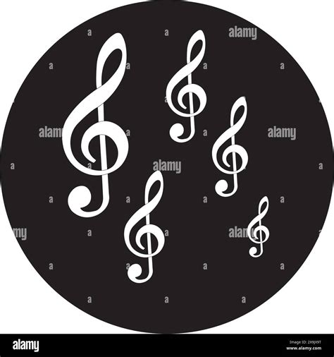 Music Note Logo Vector Design Illustration Stock Vector Image And Art Alamy