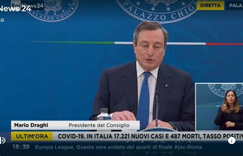 La Conferenza Stampa Di Draghi Favorevoli A Riaperture Ma Senza Una