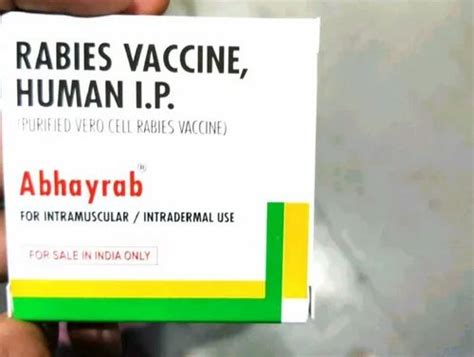 Abhayrab Anti Rabies Injection, 0.5 ml, 1 at Rs 290/piece in Vadodara ...