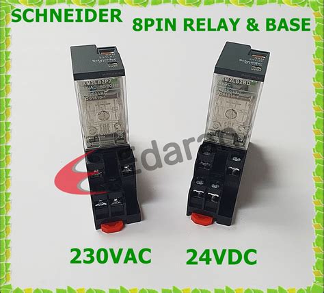 SCHNEIDER MY2N 8PIN RELAY 24VDC 230VAC BASE Shopee Malaysia